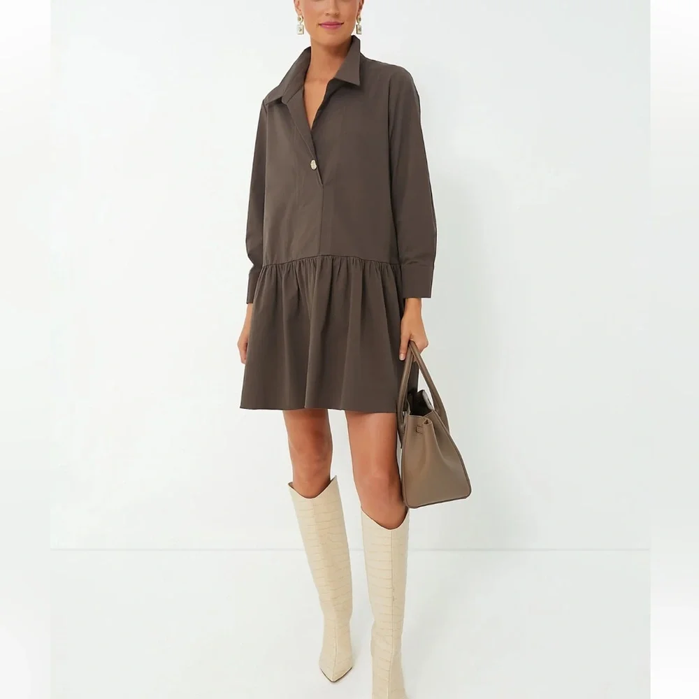 NEW TUCKERNUCK POMANDER PLACE Cocoa Brown Cleia Dress Various Sizes